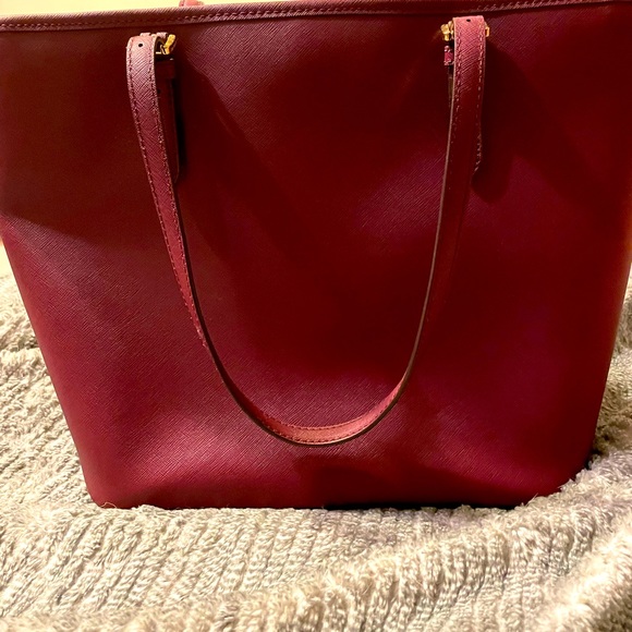 Maroon Michael Kors tote - Picture 2 of 3